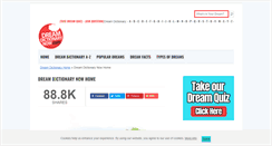 Desktop Screenshot of dreamdictionarynow.com